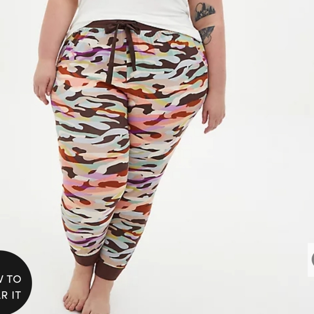 🆕 MULTI CAMO SLEEP JOGGER - RIBBED
